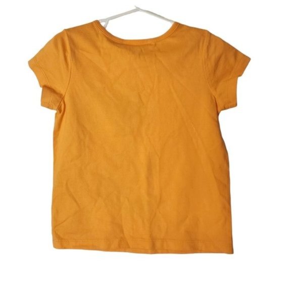 Hanna Andersson Orange T-Shirt Tee Parrot Floral size 100 4 Years NWT - Picture 2 of 5